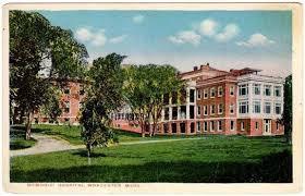 Postcard Memorial Hospital In Worcester Massachusetts Memorial Hospital Worcester Massachusetts Worcester