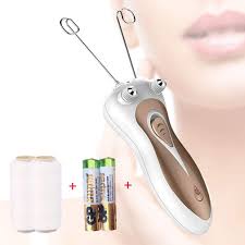 For noticeable results, you'll need at least 5 to 10 sessions, but after that you'll only need to do it once a year. Facial Hair Remover Electric Threading Epilator For Women Removing Peach Fuzz Upper Lip Chin Hair And Moustaches Aa Battery Included Amazon Co Uk Health Personal Care