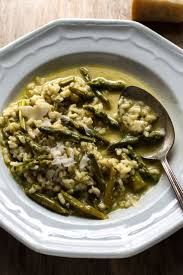 Risotto With Asparagus And Pesto Recipe Recipe Risotto Dishes Risotto Pea Recipes
