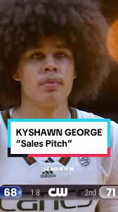 Miami freshman Kyshawn George offers an intriguing blend of size, shooting,  and feel for the game