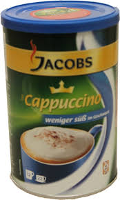 Cappuccino baland ko`pik hosil qilib, o`zining mayin ta`mi bilan rom etadi. Jacobs Cappuccino Ungesusst Dose 220g Saymo De Lebensmittel Online Kaufen Ihr Lebensmittel Online Shop
