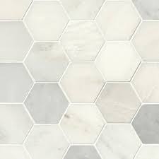 12''x12'', self adhesive marble tile vinyl honeycomb stick on. Greecian White Hexagon Polished Marble Backsplash Tile