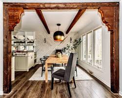 Design ideas for beadboard in the bathroom. Geometric Bead Board Walls Abbi Williams