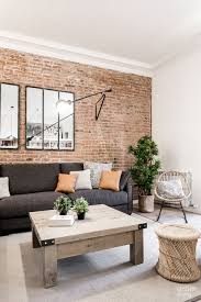 If you live with a brick wall, a large chunk of your color palette is already determined. 77 Cool Living Rooms With Brick Walls Digsdigs
