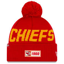 Top off your ensemble with a new kansas city chiefs hat. Men S New Era Red Kansas City Chiefs 2019 Nfl Sideline Road Official Sport Knit Hat