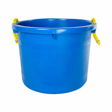 Tank and tub brush 20in. Plastic Tub 10 Gallon With Rope Handles Blue Surry General Store