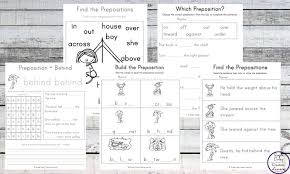 Preposition Printable Pack Simple Living Creative Learning