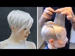 New Pixie Haircut Tutorial Compialtion 2020 Bob Short Layered Haircut Women Hairstyles Grwm Youtube In 2020 Pixie Haircut Longer Pixie Haircut Short Hair Diy