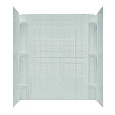 Back wall panel, two 36 in. 3 Piece Mobile Home Bathtub Wall Kit W Corner Caddies