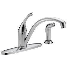 The faucet is also built with the diamond seal technology. Single Handle Kitchen Faucet With Spray 440 Dst Delta Faucet