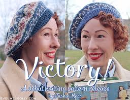 Debut knitting pattern release: Victory