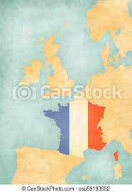 France from mapcarta, the open map. Map Of Western Europe France France French Flag On The Map Of Western Europe In Soft Grunge And Vintage Style Like Old Canstock
