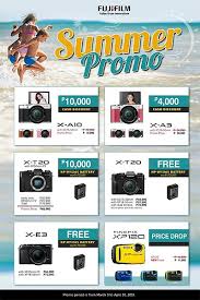 Weight, battery life, sensor, iso and others. Fujifilm Summer Promo P10 000 Off X A10