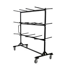 Other metal chairs are typically too small to fit into this lifetime chair cart. Mity Lite Mesh One Chair Rack Crttree1 Folding Chair Caddies Trucks And Dollies Worthington Direct