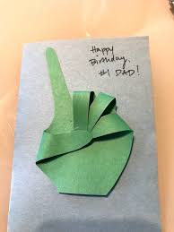 'it's uncle fred's birthday next week, on 21 january.' Making A 1 Dad Birthday Card Thriftyfun