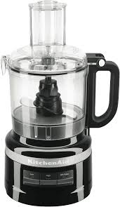 Powered by your stand mixer, the exclusive exactslice™ system slices from thick to thin into any size bowl or cooking dish. Kitchenaid 5kfp0719aob 7 Cup Food Processor Onyx Black At The Good Guys