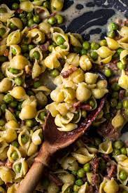 Creamy Pasta With Smoked Bacon And Peas Recipe Recipe Pea Recipes Nyt Cooking Recipes