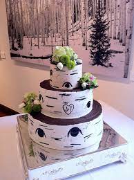The Aspen Wedding Cake Of Course We Think It Would Be A Fine Cake For Any Mountain Top Event Wedding Cake Tree Telluride Wedding Aspen Wedding