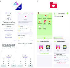 patient views from the asthma health app and epics mychart