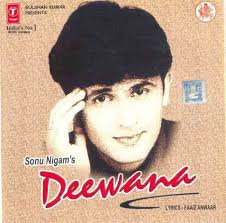 Deewana 1999 Sonu Nigam Album Poster Romantic Song Lyrics Sonu Nigam Bollywood Songs