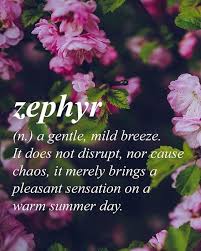 Zephyr Means Unusual Words Uncommon Words Most Beautiful Words