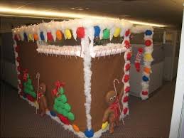 Hi besties take out your glitter we are making some gingerbread diy house decorations. Gingerbread Christmas Cubicle Christmas Desk Decorations Christmas Cubicle Decorations Office Christmas Decorations