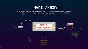 Dalam quran ayat 47, allah swt. Hari Akhir By Tidi Faiza