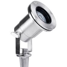 Gartenstrahler Edelstahl 1 Fach Ts Electronic Led Licht