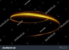 Glow Effect Ribbon Glint Abstract Rotational Border Lines Power Energy Led Glare Tape Luminous Shining Neon Lights Cosmi Magic Design Glow Effect Abstract