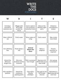 How do i generate bingo cards? Eric Holscher A Twitteren Another Cool Thing We Did Make Bingo Cards That Contain A Lot Of The Pro Tips From Our Welcome Wagon Guide Writethedocs Community Positivepython Https T Co Ufyv9h03tb