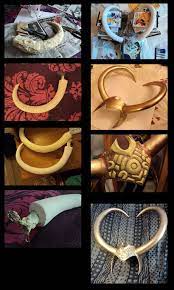 Kyuume Lady Loki Cosplay Horns Progress This Was Really A Prototype Experiment To See If Using These Materials Loki Cosplay Lady Loki Cosplay Cosplay Horns