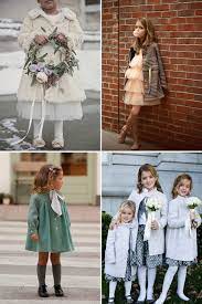 Cosy And Cute Winter Flower Girl Outfits Onefabday Com Winter Wedding Outfits Winter Flower Girl Dress Winter Wedding Attire