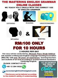 Makluman buat semua pelanggan yang dihormati. English Grammar Online Classes Services Tuition On Carousell