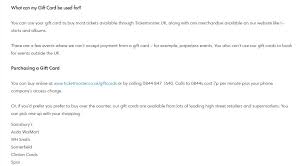 Stolen, lost or expired card. Ticket Master Gift Card Uk Contact Numbers