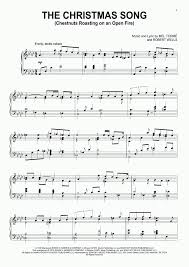 The beginner versions feature the melody in one staff (treble clef), to be played with one. The Christmas Song Piano Sheet Music Onlinepianist