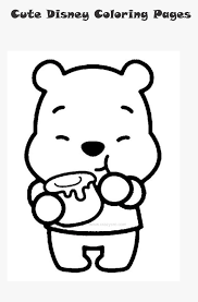 If you are looking for ways to keep your children entertained in ways that expand their creativity then coloring in is a great way to spend an afternoon. Cute Disney Coloring Page Disney Characters Drawings Easy Hd Png Download Kindpng