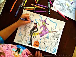 Free printable halloween coloring pages. Frozen Halloween Coloring Page Mommy In Sports