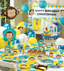 Monkey jungle theme baby shower party ideas jungle baby shower. Baby Monkey Birthday Party Peepsburgh
