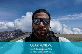 A classic choice for mountain lovers, the julbo montebianco camel photochromic polarized sunglasses offer adaptability, versatility and complete eye protection while you're seeking out summits. Gear Review Julbo Lens Comparison For The Spectron 4 Zebra Photochromic And Camel Photochromic Trail To Peak