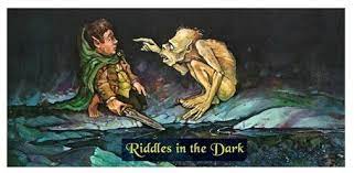 In the hobbit, gollum and bilbo play the riddle game, which is a contest of knowledge and reasoning. Gc2hzz7 Riddles In The Dark Unknown Cache In Florida United States Created By Bobbybear1966