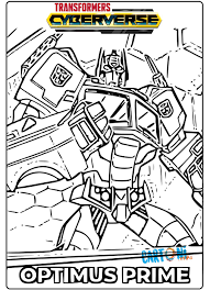 Transformers Cyberverse Optimus Prime Da Colorare E Stampare Per Bambini Scopri Tante Altre Immagini Dei Trasfo Disegni Da Colorare Stampe Per Bambini Disegni