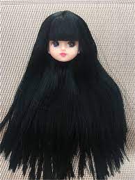 This beautiful 18 inch play doll is named julia. Black Hair Licca Doll Toy Head Original Cartoon Doll Head Girl Diy Dressing Hair Toys Collection Cute Doll Head Dolls Aliexpress