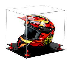 Shop your nascar display cases at sportscasekings.com. Deluxe Clear Acrylic Motorcycle Motocross Or Nascar Racing Helmet Display Case With Red Risers A024 Rr Walmart Com Walmart Com