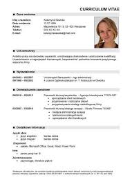Cv Wzor