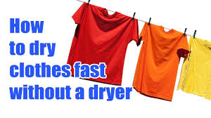 Hang your garment on a coat hanger and hang up. 3 Ways To Dry Your Clothes Quickly Wikihow