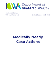 14-I(1), Medically Needy Case Actions