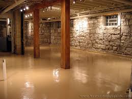 Boston Garage Concrete Basement Floors Rustic Basement Basement Flooring Options