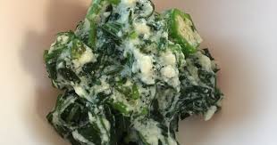 モロヘイヤとオクラの豆腐和え by keivalen レシピ レシピ 豆腐 モロヘイヤ