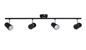 Add a touch of contemporary glamour to your room with the inspire 5 light chandelier. Buy Argos Home 4 Light Spotlight Bar Matt Black Ceiling Lights Argos
