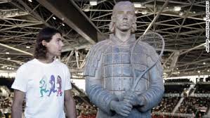 Finally, it was decided that with a new retractable roof over the stadium, a statue in honour of rafael nadal will also be built. French Open Champ Rafael Nadal In 5 Statues Cnn